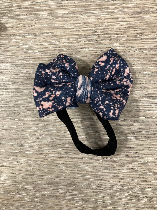 Faux bleach nylon bows