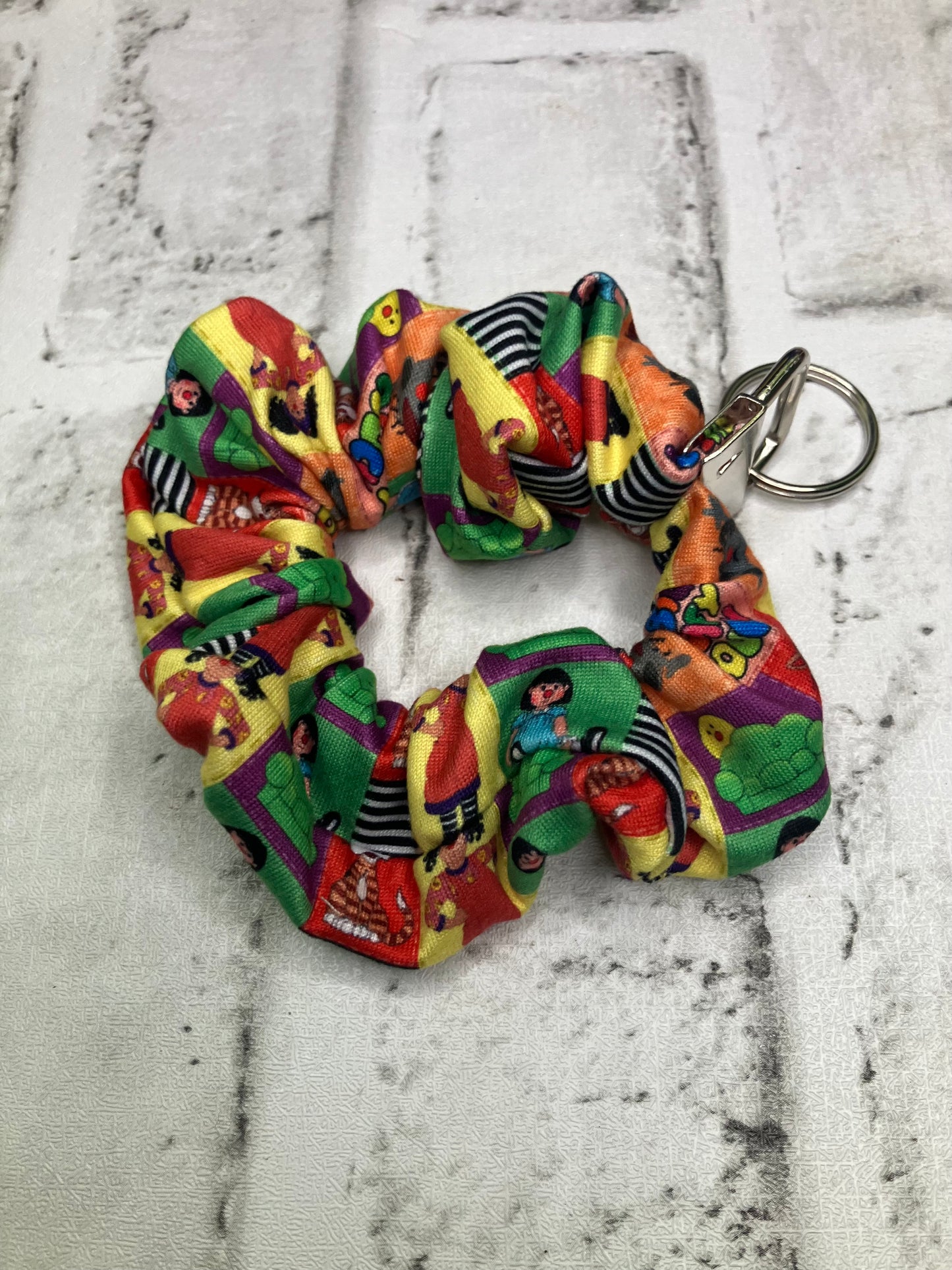 Big comfy couch scrunchie keychain
