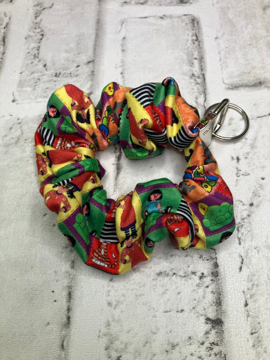 Big comfy couch scrunchie keychain