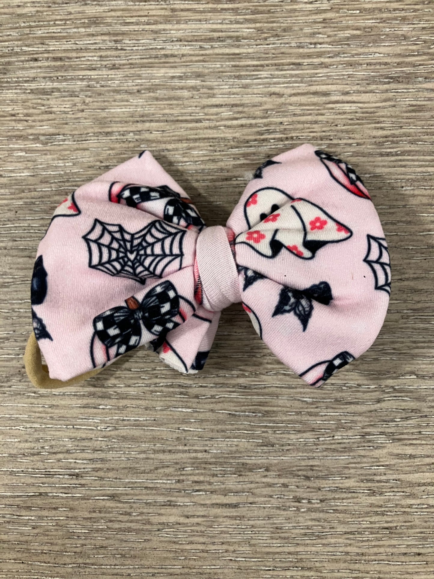 Pink ghost nylon bow