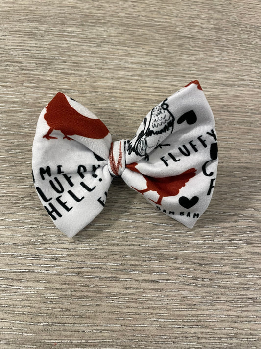 Fluffy chicken clip🧡