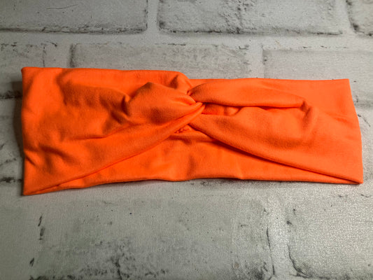 Neon orange adult headbands