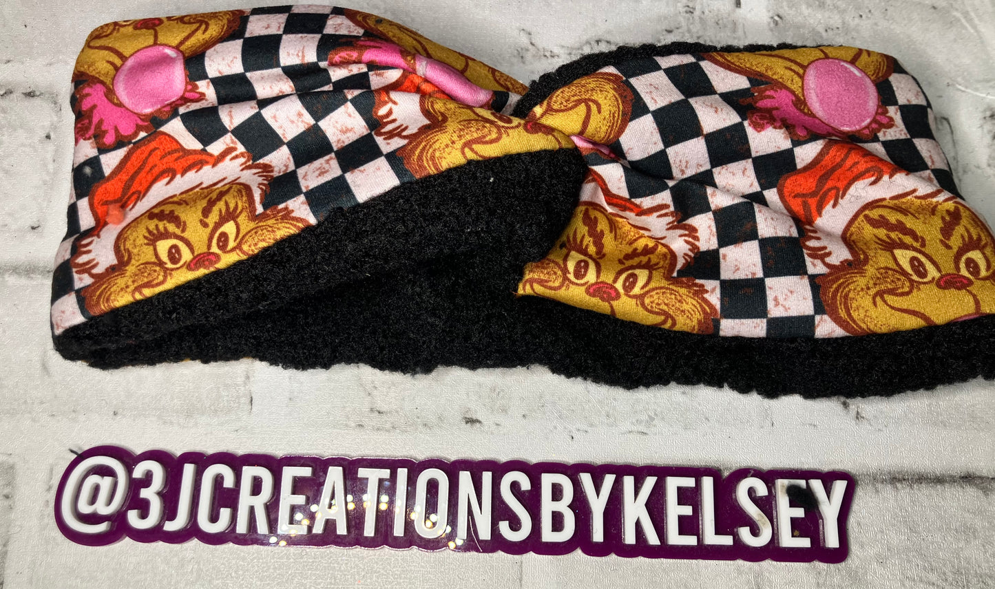 Boho mean guy child ear warmers🪩