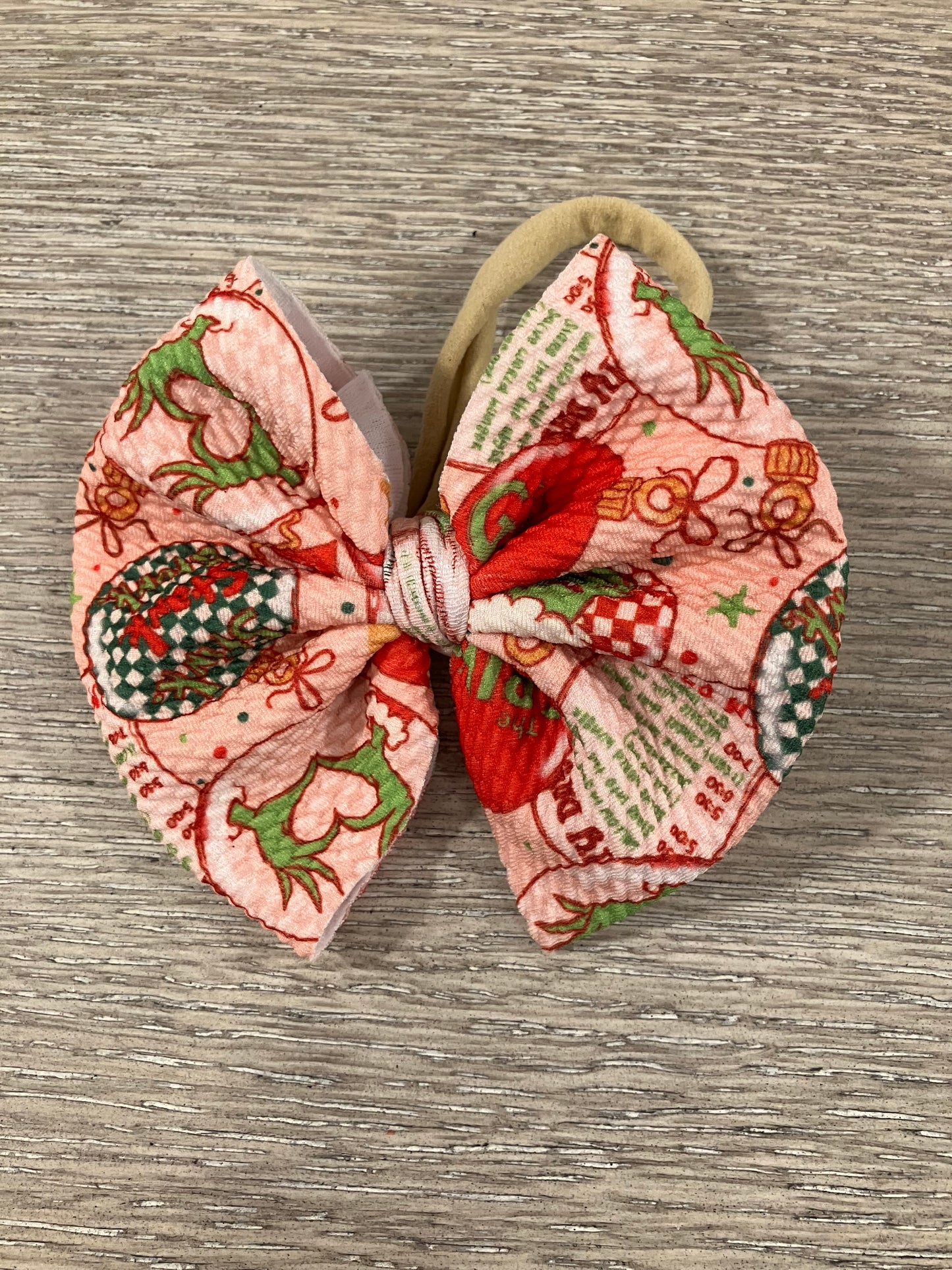 Mean guy ornaments nylon bows