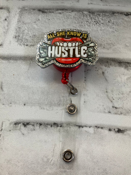 All she knows is hustle badge reel