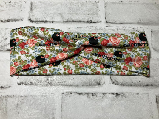 Floral workwear child headbands