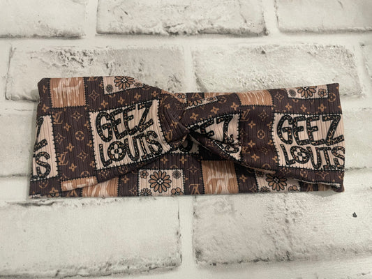 Geez Louis child headbands💚