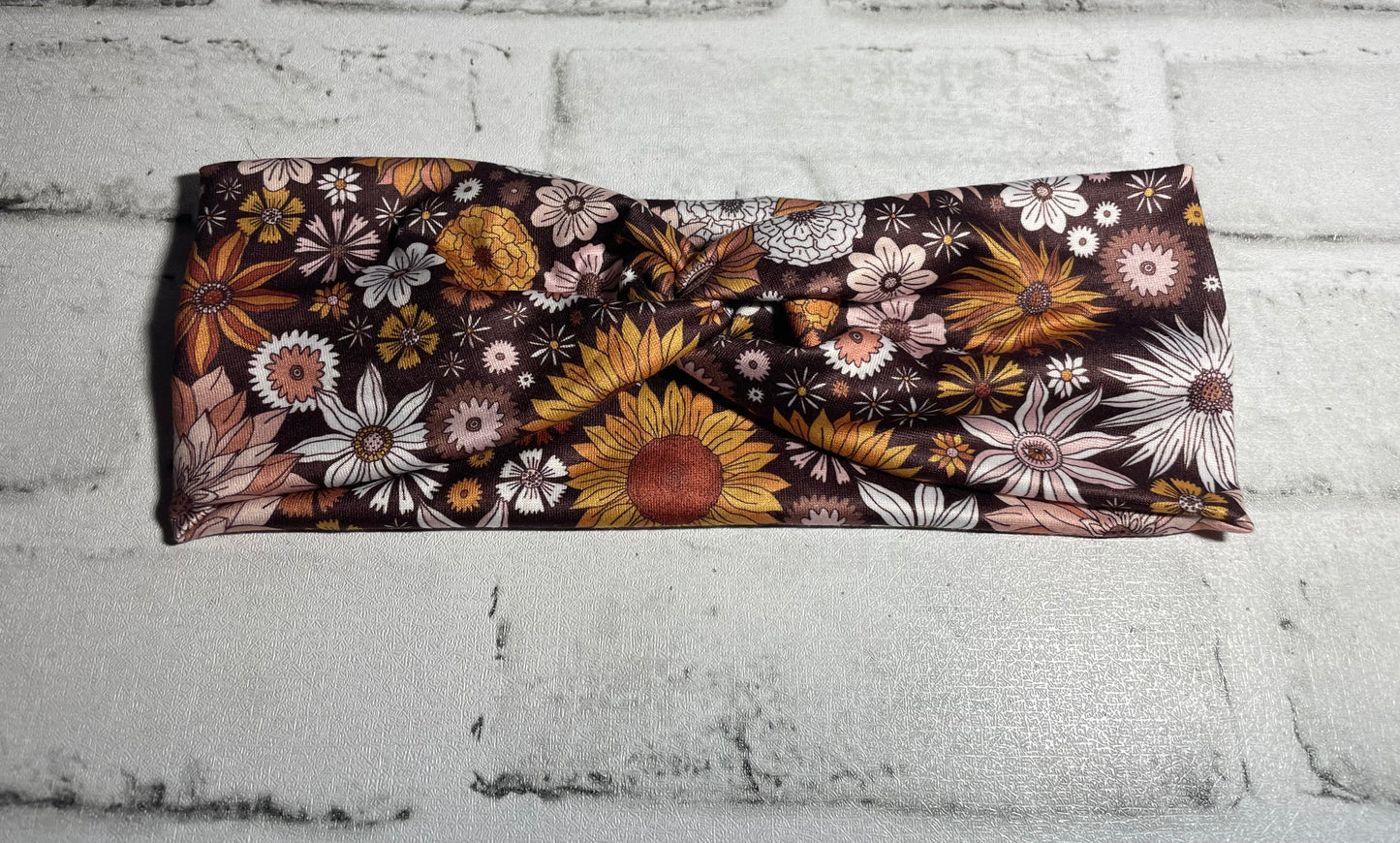 Fall floral adult headbands