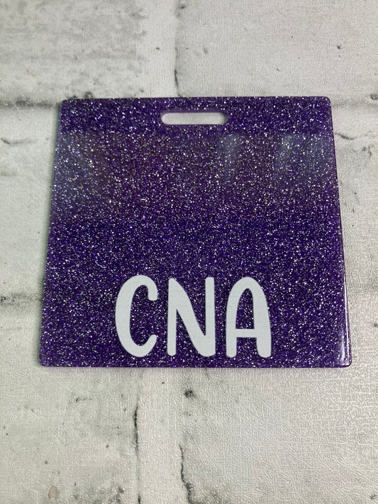 Purple CNA badge buddies