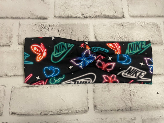 Glow swoosh adult headbands