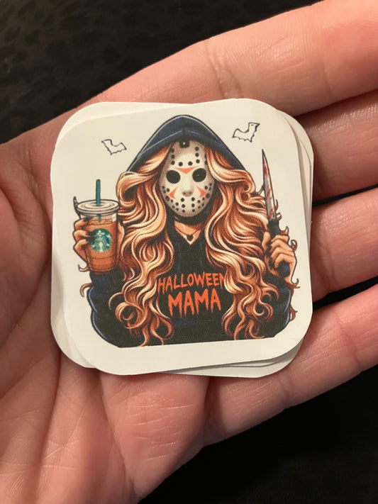 Halloween mama stickers