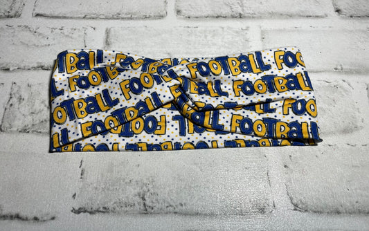 Football blue and gold adult 💛