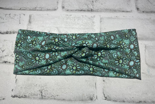 Turquoise jewels adult headbands💚