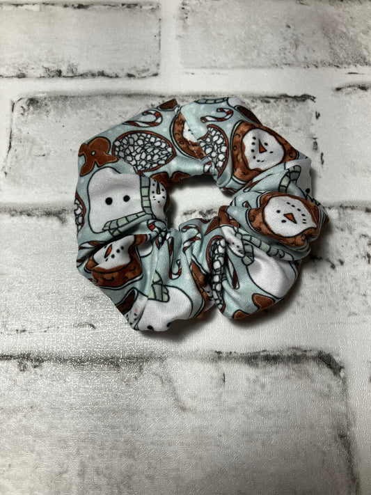 Snowman scrunchies