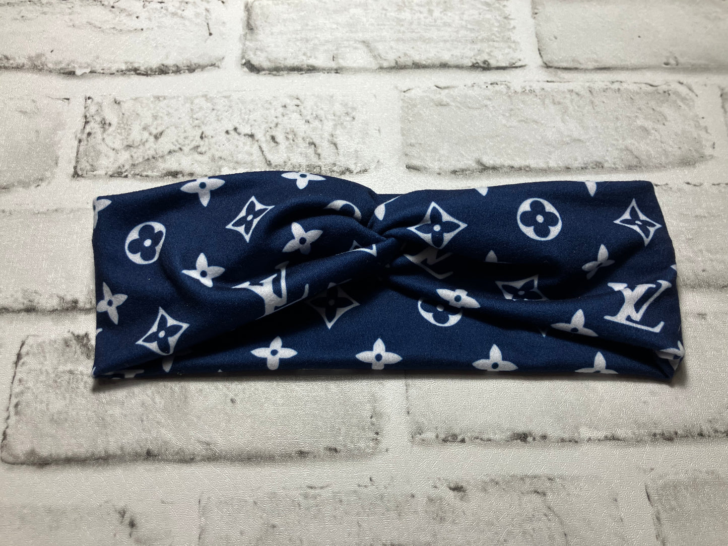 Navy high end adult headbands