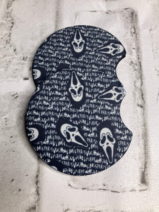 Face ghost high and car coasters