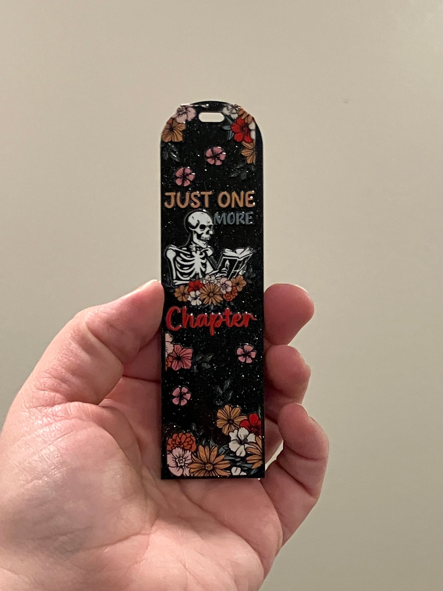 Just one more chapter black bookmark