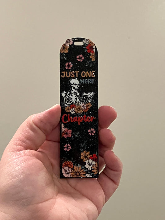 Just one more chapter black bookmark