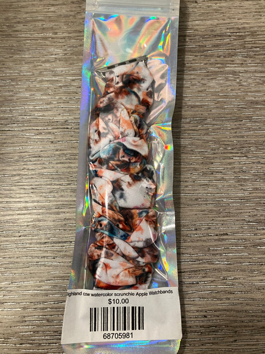 Highland cow paint color 42/44mm apple watchbands