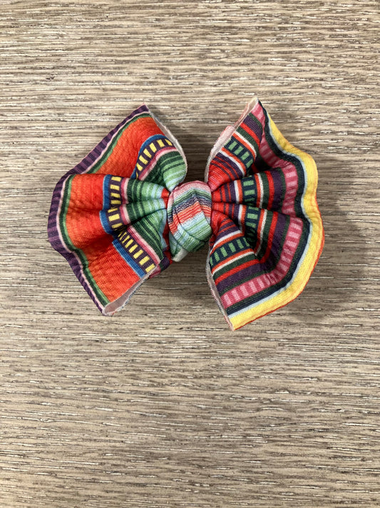 Serape clip bow