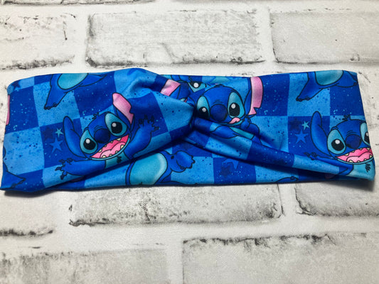 626 checkered adult headbands