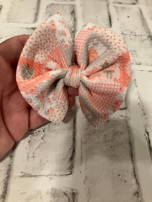 Pumpkin workwear nylon bow