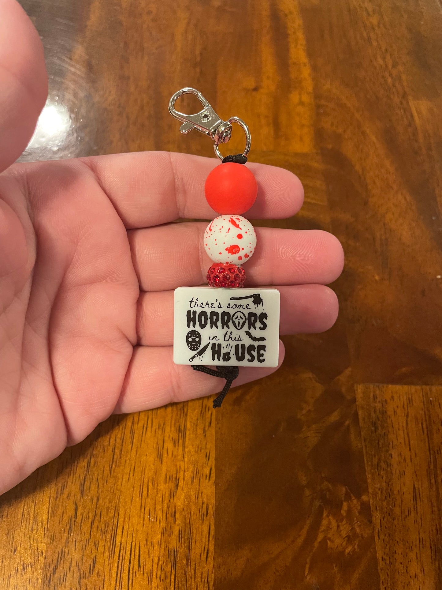 Horrors in the house keychain