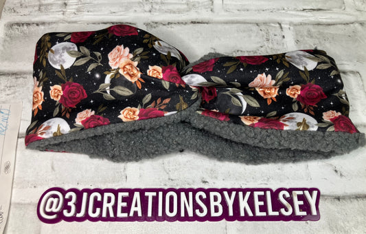 Boho moon adult ear warmers