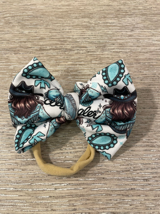 Cowgirl nylon bow🧡