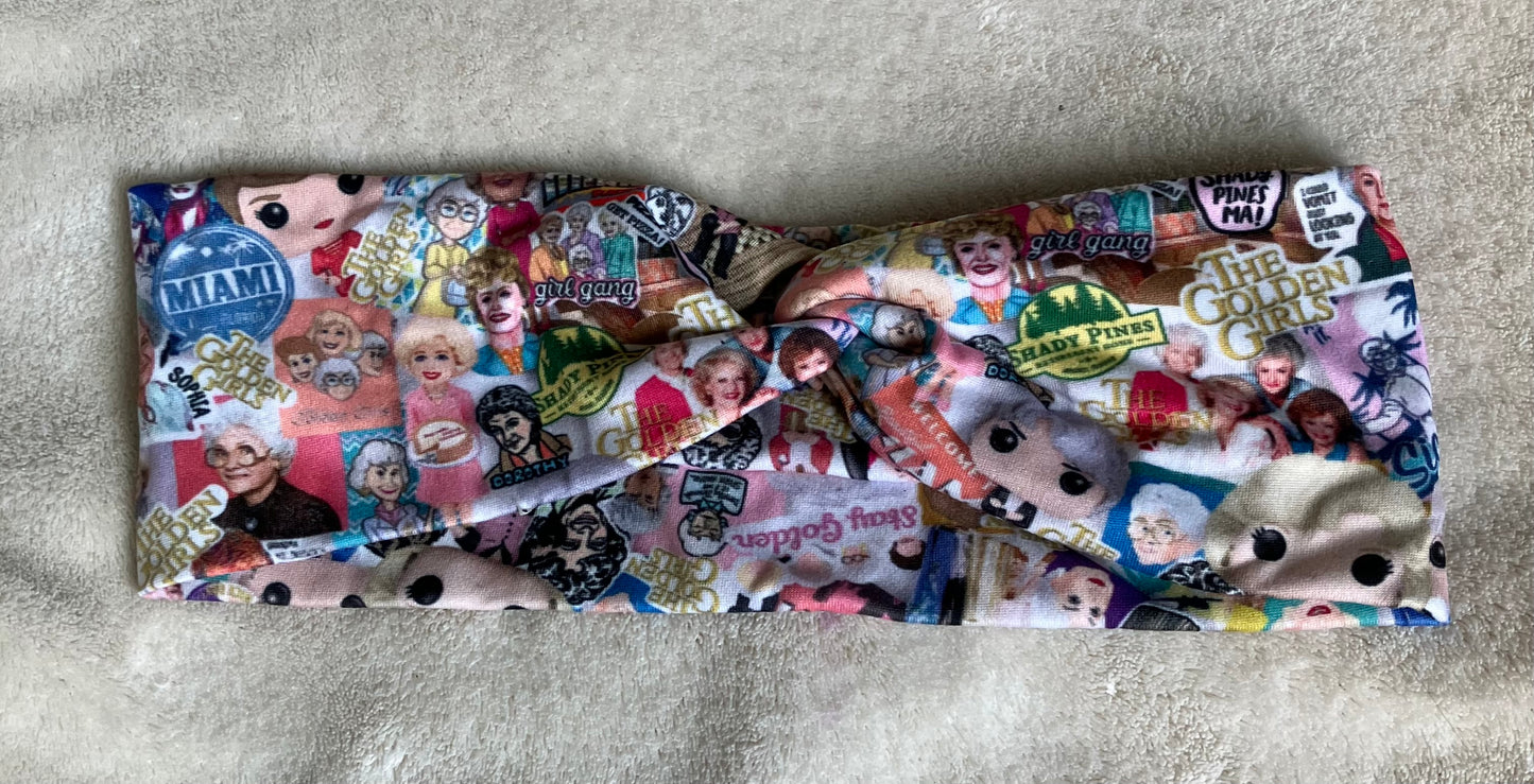 Golden adult headbands
