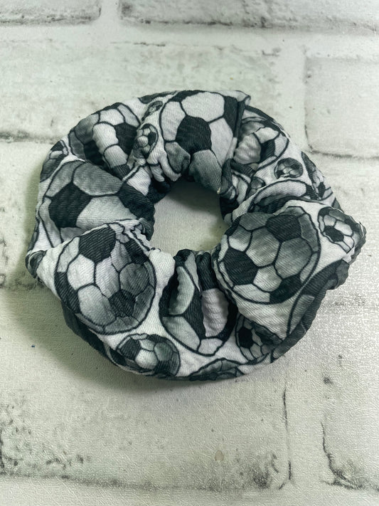 Soccer scrunchies💜