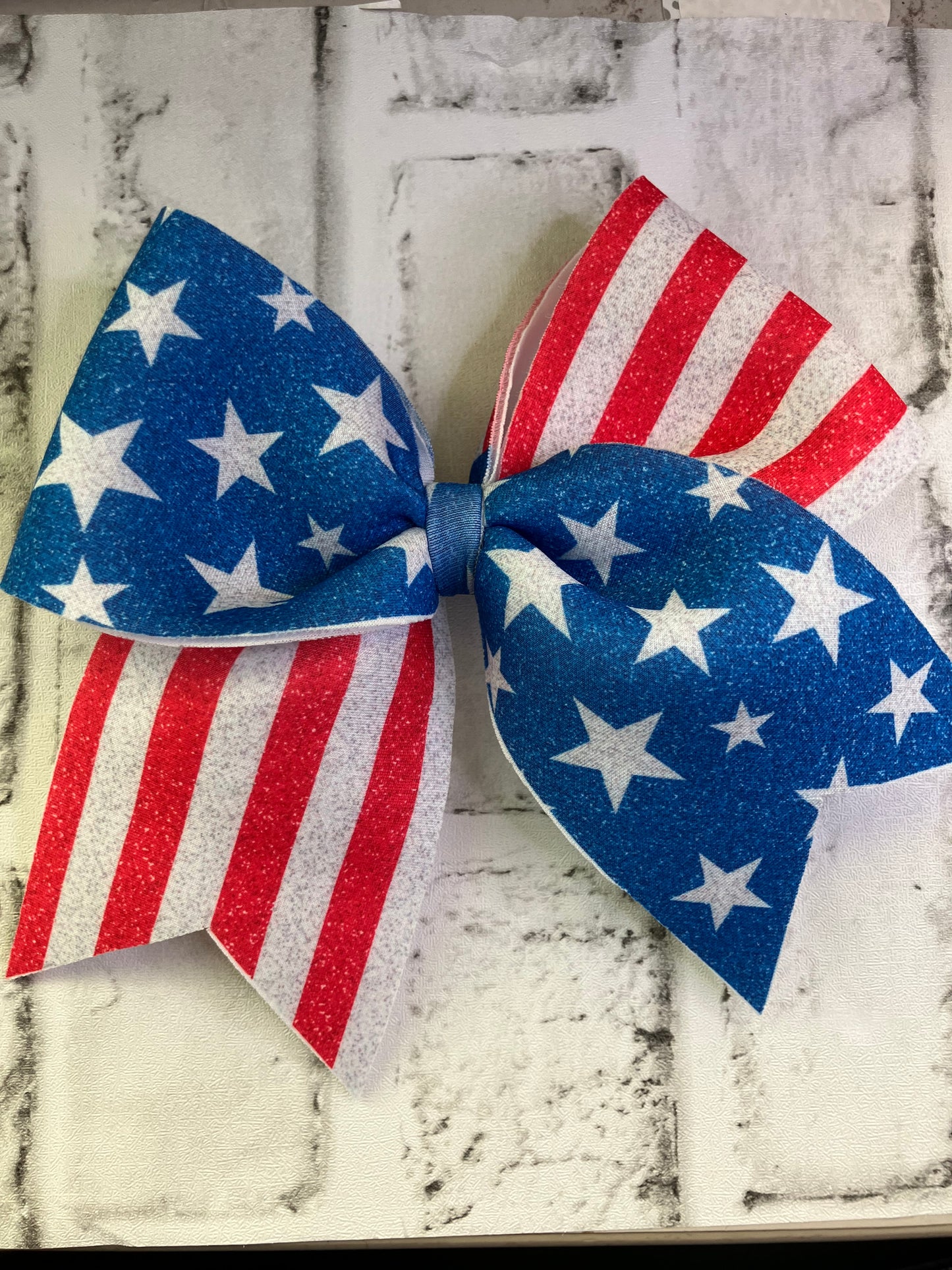 American flag sailor bow hair band
