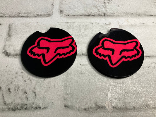 Pink racing car coasters💜