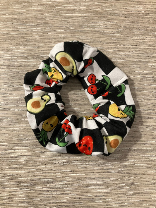 Dancing fruit scrunchies