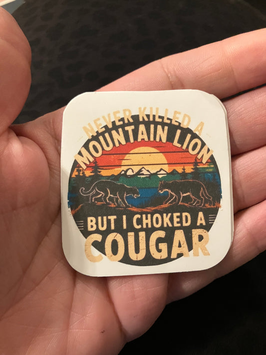 Mountain lion stickers