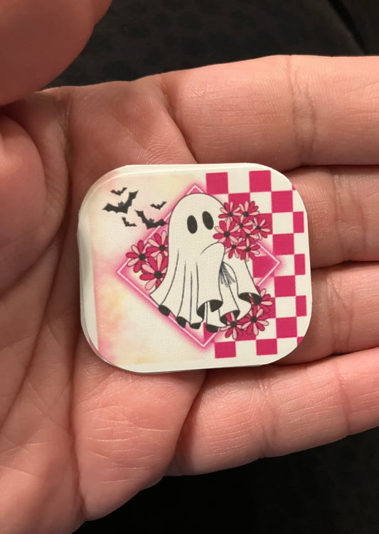 Pink ghost stickers