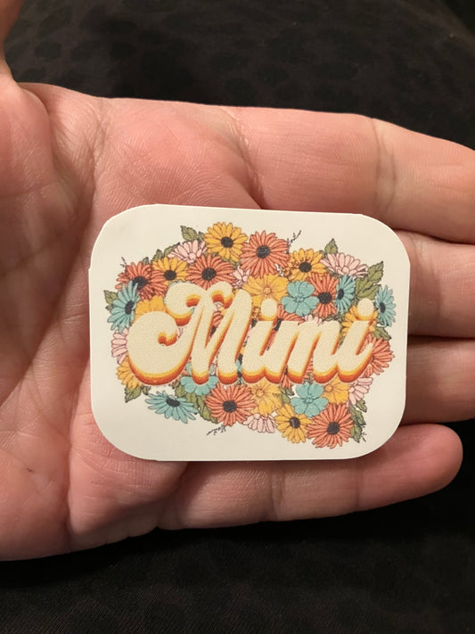Mimi flowers stickers