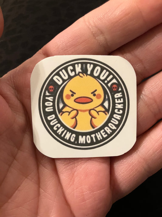 Duck you stickers