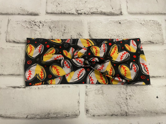 Baseball softball adult headbands💚