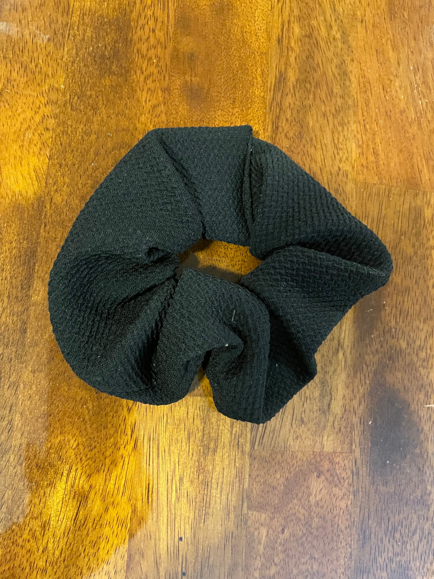 Black scrunchies