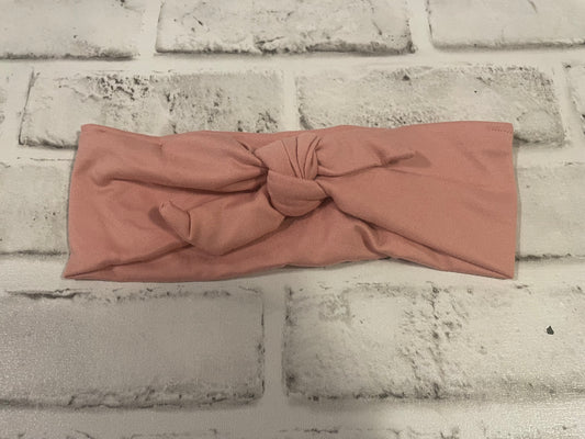 Mauve adult tie headbands