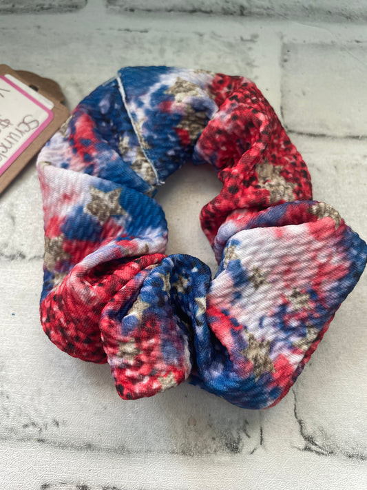 Patriotic brushstrokes Scrunchies