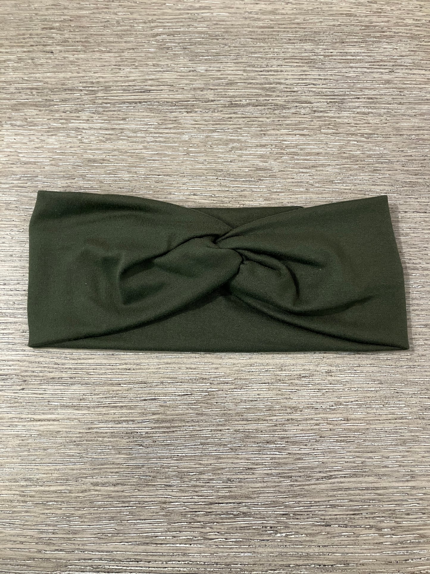 Military green adult headbands