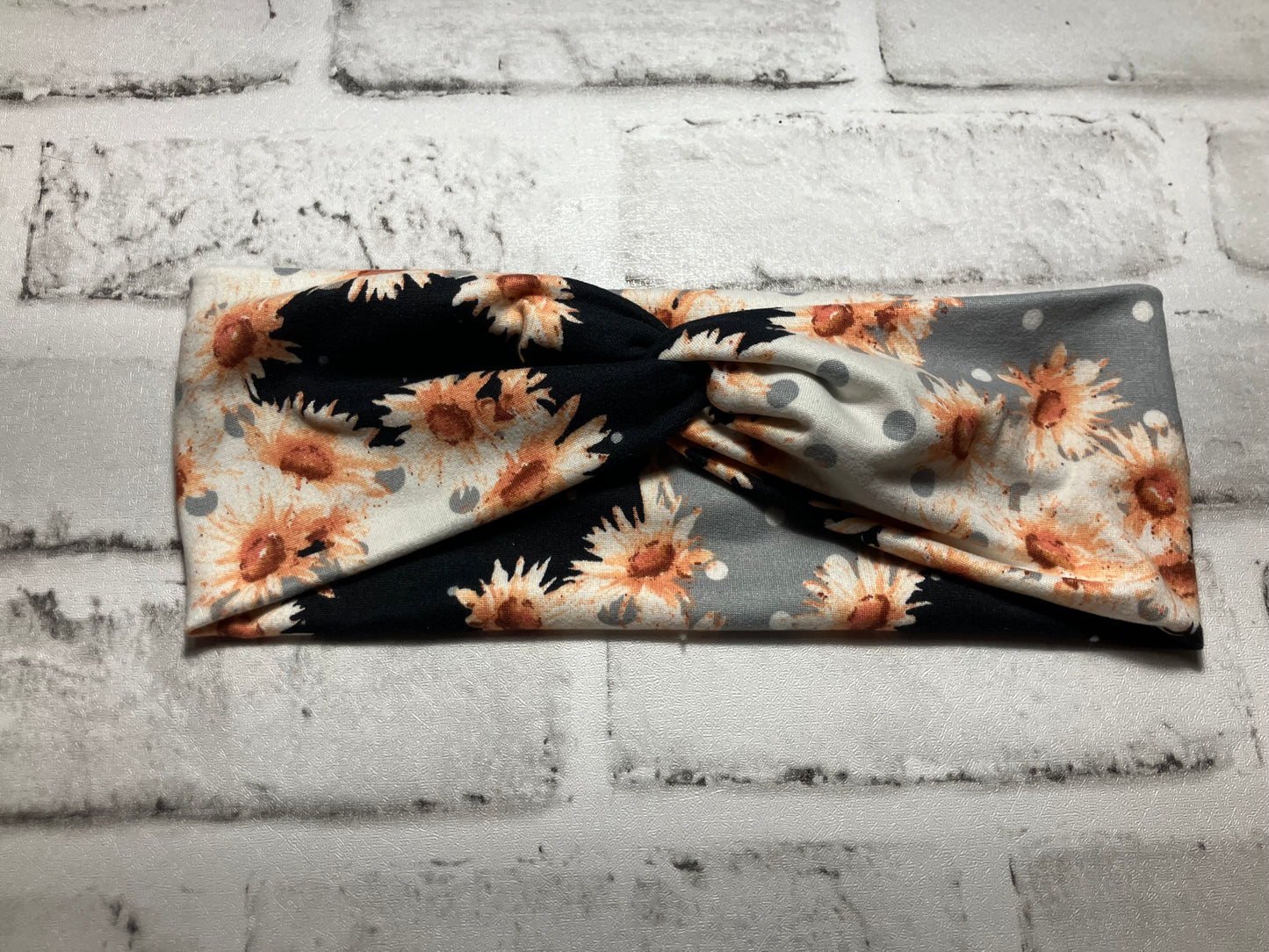 Flower polka dot child headbands