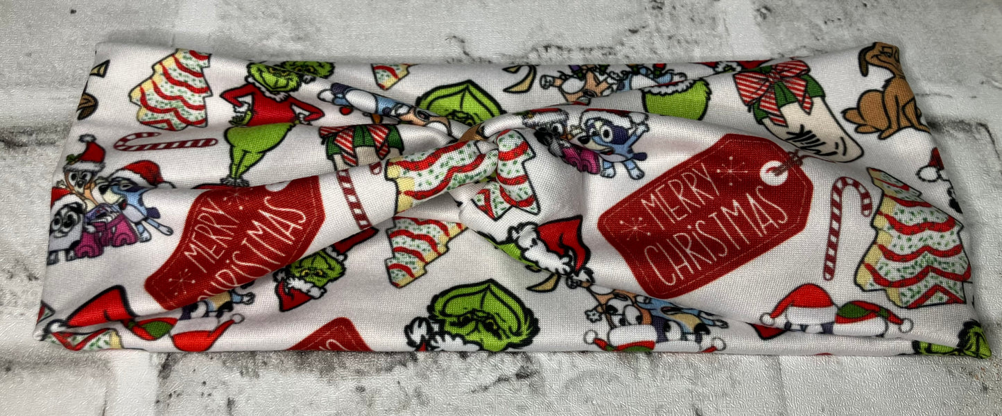 Mean guy Christmas blue dogg adult