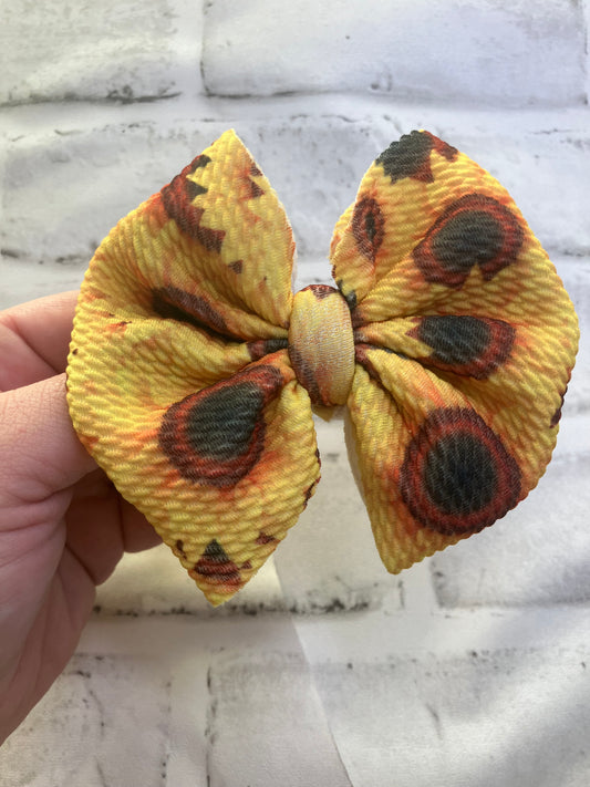 Sunflower clip bows