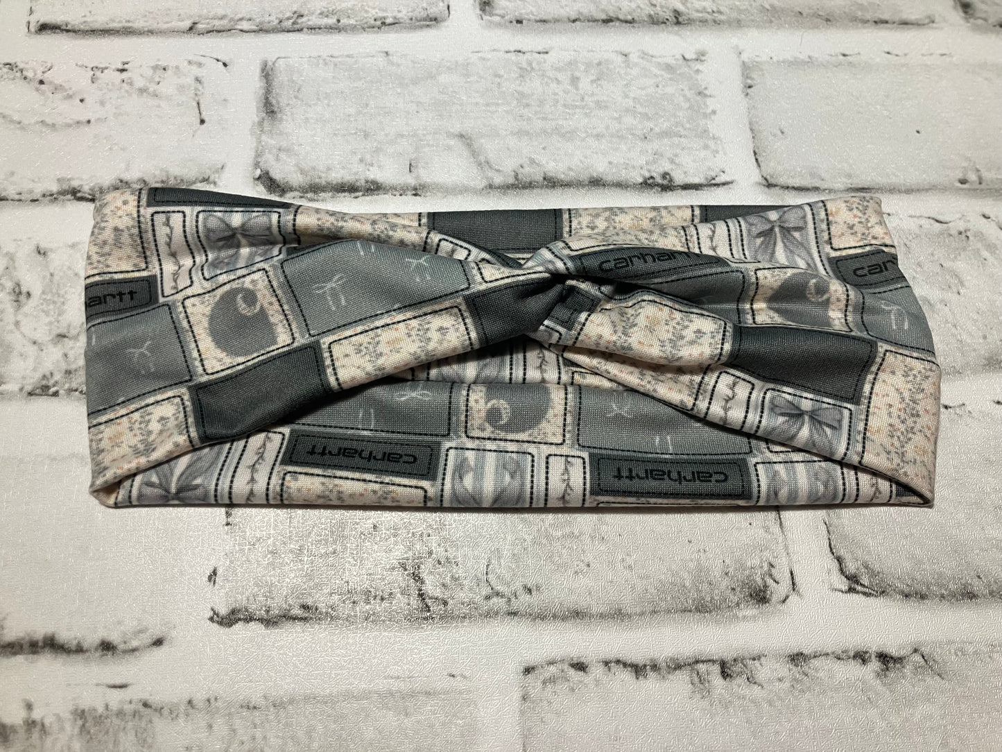Dusty teal blue workwear child headbands