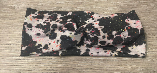 Cow paint splatter adult