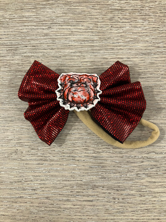 Orleans bulldogs nylon bows
