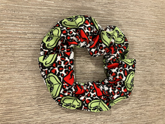 Mean guy leopard scrunchies